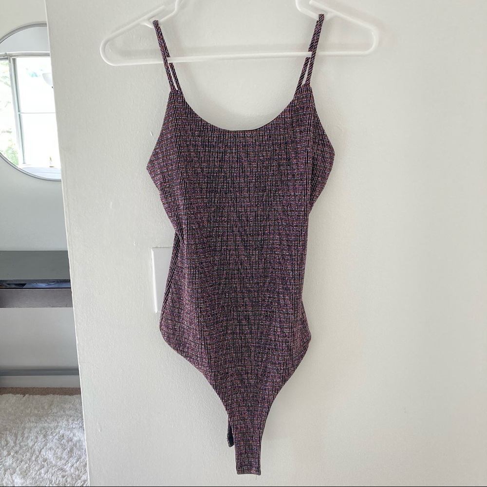 Sparkly Purple Bodysuit Windsor Small Going Out
